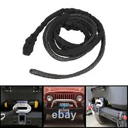 Synthetic Winch Rope 12mm Thickness Winch Line 26455lbs Break Strength