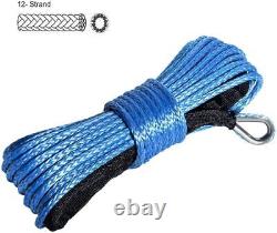 Synthetic Winch Rope 6mm Thickness, 5000-5700lbs Strength