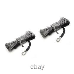 Synthetic Winch Rope Blue Fastness Winch Cable for Winches ATV UTV SUV Vehicle