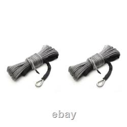 Synthetic Winch Rope Blue Fastness Winch Cable for Winches ATV UTV SUV Vehicle