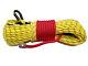 Synthetic Winch Rope Line Cable 3/8 X 100' 30,000 Lb Capacity Yellow