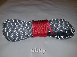 Synthetic Winch Rope Line Cable 7/16 x 100' 30,000 LB Capacity Black