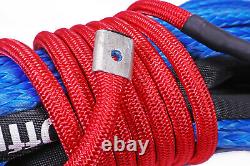 Synthetic Winch Rope Line Cable 7/16 x 100' 30,000 LB Capacity Blue ARE