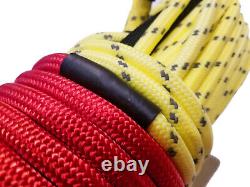 Synthetic Winch Rope Line Cable 7/16 x 100' 30,000 LB Capacity Yellow