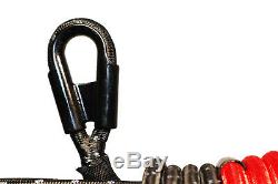 Synthetic Winch Rope Line Cable Black 7/16 x 150' 30000 LB With Rock Guard