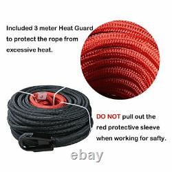 Synthetic Winch Rope Line Cable withRock Heat Guard for Recovery Truck 4x4 ATV