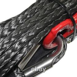 Synthetic Winch Rope Tow Car 4x4 Cable Off Road Trailer Strap 20500LBS 8mm x 15m