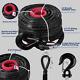 Synthetic Winch Rope Winch Line Cable 3/8 X 98' 31000 Lbs For Suv Truck Jeep Bk