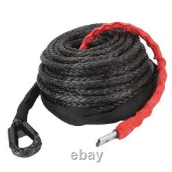 Synthetic Winch Rope Winch Line Cable Rope 3/8in Thick High Traction Strength
