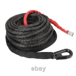 Synthetic Winch Rope Winch Line Cable Rope 3/8in Thick High Traction Strength