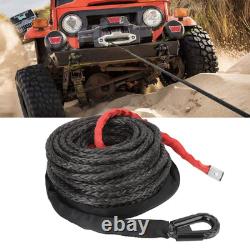 Synthetic Winch Rope Winch Line Cable Rope 3/8in Thick High Traction Strength