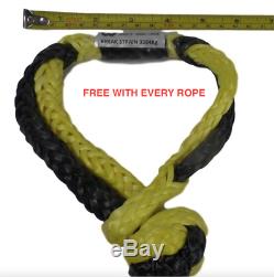 Synthetic winch rope Dyneema SK75 spec choice of colour and size 10 or 11mm
