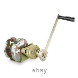 THERN M4312PB Hand Winch, Spur Gear, withBrake, 2000 lb. 1VN85