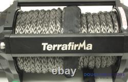 Terrafirma A12000 12v Electric Winch 12,000lb Synthetic Rope TF3301