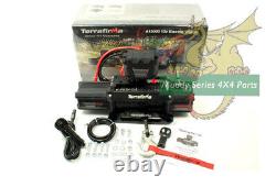 Terrafirma A12000 5 6 Ton Synthetic Rope Winch Remote Controlled TF3301