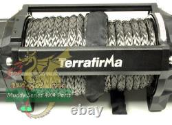 Terrafirma A12000 5 6 Ton Synthetic Rope Winch Remote Controlled TF3301