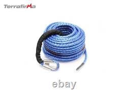 Terrafirma Blue Synthetic Winch Rope With Rock Guard 27m x 10mm TF3323