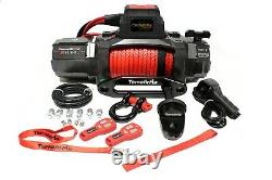 Terrafirma M12.5S 12v electric winch synthetic rope & 2 wireless remotes TF3320