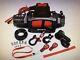 Terrafirma Tf3320 M12.5s 12v Electric Winch, Synthetic Rope & 2 Wireless Remotes