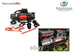 Terrafirma winch synthetic rope & 2 wireless remotes M12.5S 12v electric TF3320