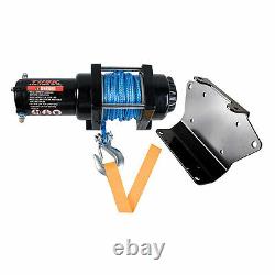 Tusk Winch with Synthetic Rope and Mount Plate 3500 lb
