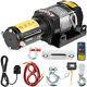 Vevor 4500lb Electric Winch 12v Remote Control Truck Winch With Synthetic Rope