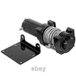 VEVOR Electric Winch, 4500LBS 12V Synthetic Rope 4WD ATV UTV Winch Towing Truck