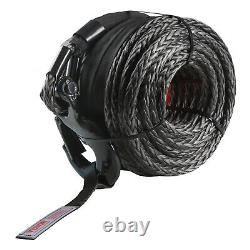 VEVOR Synthetic Winch Rope Winch Line Cable 3/8 x 85' 26500 lbs for SUV Truck