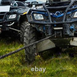 VEVOR Synthetic Winch Rope Winch Line Cable 3/8 x 85' 26500 lbs for SUV Truck