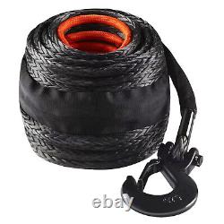 VEVOR Synthetic Winch Rope Winch Line Cable 3/8 x 85' 26500 lbs for SUV Truck