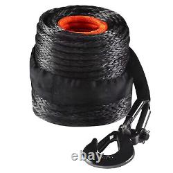 VEVOR Synthetic Winch Rope Winch Line Cable 3/8 x 85' 26500 lbs for SUV Truck