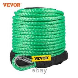 VEVOR Winch Rope Synthetic UHMWPE Fiber Extension 100 FT/30m Length 12000LBS For