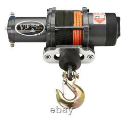 Viper ATV/UTV Winch Elite 3000 lb with 40 feet of Synthetic Rope