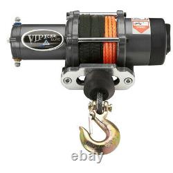 Viper ATV/UTV Winch Elite 5000 lb with 40 feet of Synthetic Rope