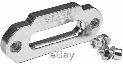 Viper Midnight 3000 lb ATV UTV Winch Kit with 50 feet BLACK Synthetic Rope