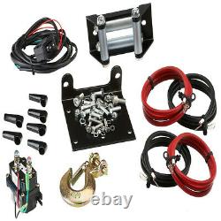 Viper UTV Winch Midnight 4500lb 50 feet of Synthetic Rope & a Wireless Remote