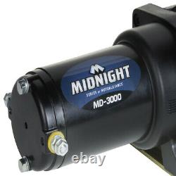 Viper UTV Winch Midnight 4500lb 50 feet of Synthetic Rope & a Wireless Remote