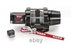 WARN 101020 VRX 25-S Winch 2500lb Synthetic Rope