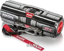 WARN 101150 AXON 55-S Powersports Winch With Spydura Synthetic Rope