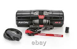 WARN 101150 AXON 55-S Winch 5500lb Synthetic Rope
