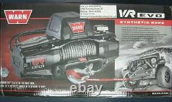 WARN 103253 VR EVO 10-S 10000lb Winch 12V Hawse Fairlead 90' 3/8 Synthetic Rope