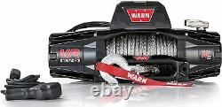 WARN 103253 VR EVO 10-S Electric 12V DC Winch with Synthetic Rope 3/8 Diameter