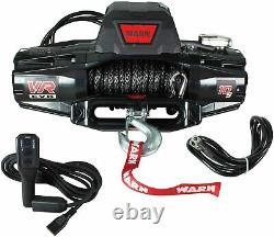 WARN 103253 VR EVO 10-S Electric 12V DC Winch with Synthetic Rope 3/8 Diameter