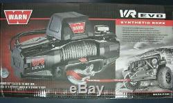 WARN 103253 VR EVO 10-S Standard Duty Winch with Synthetic Rope 10,000 lb Cap