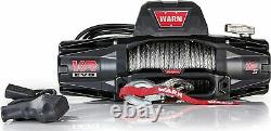 WARN 103255 VR EVO 12-S Standard Duty Winch with Synthetic Rope 12,000 lb. Cap
