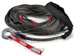 WARN 87915 Synthetic Rope Kit 3/8 x 100 Winch 10000 lb Hook Spydura Polyethylene