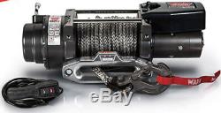 WARN 97740 16.5ti-S 16500 lb Series Winch 80' 3/8 Spydra Synthetic Rope Heavy