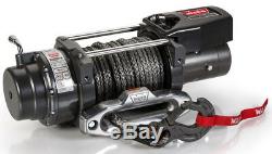 WARN 97740 16.5ti-S 16500 lb Series Winch 80' 3/8 Spydra Synthetic Rope Heavy