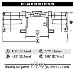 WARN AXON 4500 LB Synthetic Winch Rope 101140 RZR X3 RS1 Wildcat UTV ATV SxS