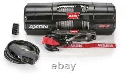 WARN AXON 45-S Winch 4500lb Synthetic Rope 101140 50'x1/4 4505-0713